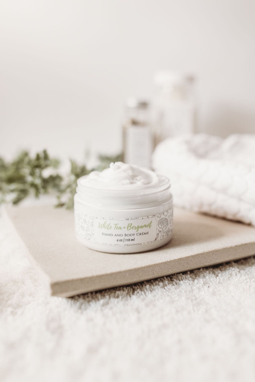 White Tea + Bergamot Goat Milk hand & Body Cream