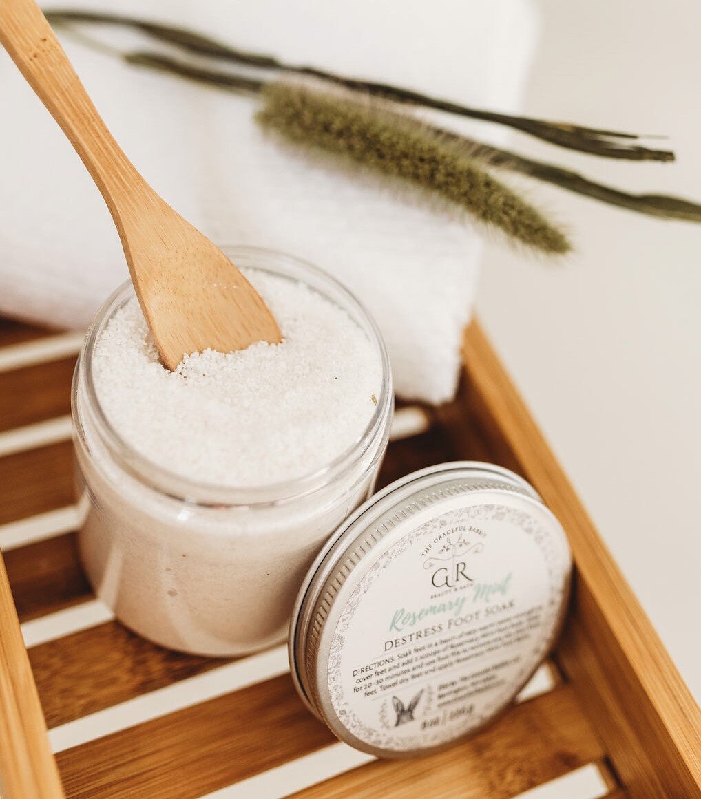 Rosemary Mint Distress Foot Soak
