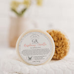 Raspberry Vanilla Wool Sea Sponge Soap