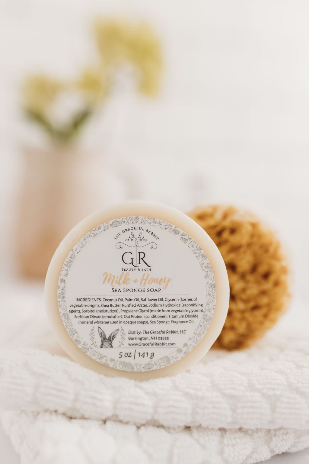 Milk + Honey Wool Sea Sponge Soap