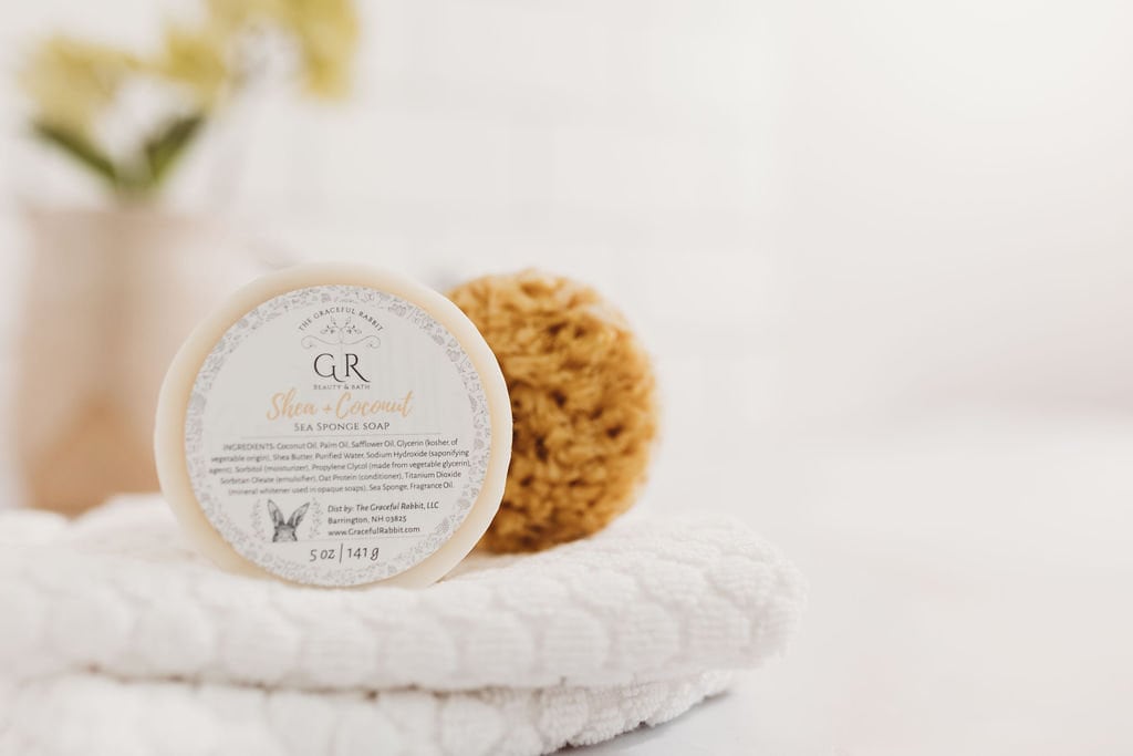 Shea + Coconut Wool Sea Sponge Soap