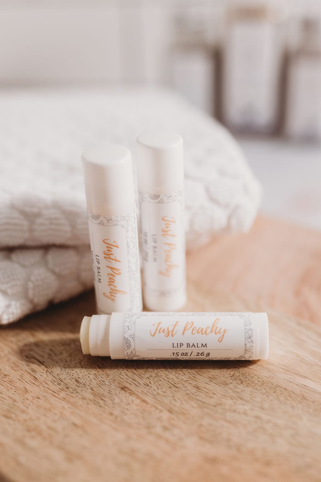 Just Peachy Natural Luxury Lip Balm