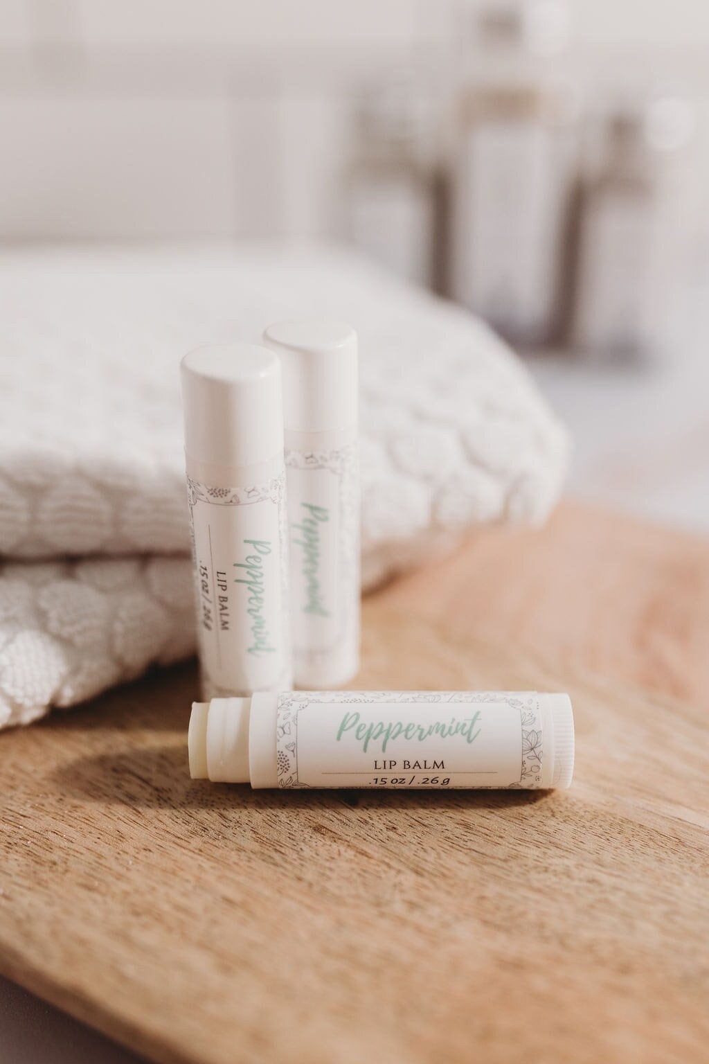 Peppermint Natural Luxury Lip Balm