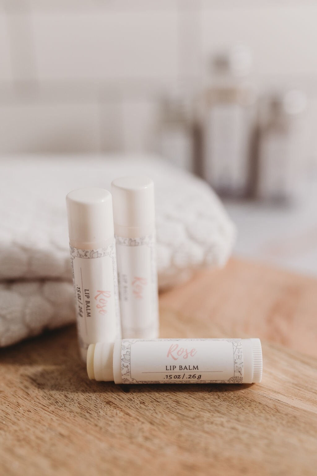 Delicate Rose Natural Luxury Lip Balm