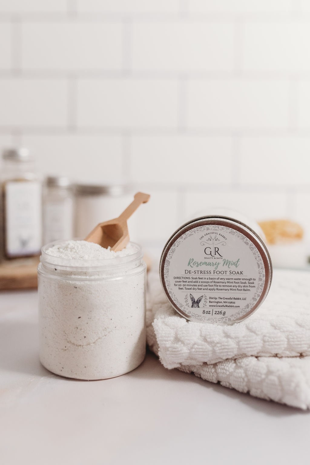 Rosemary Mint Distress Foot Soak