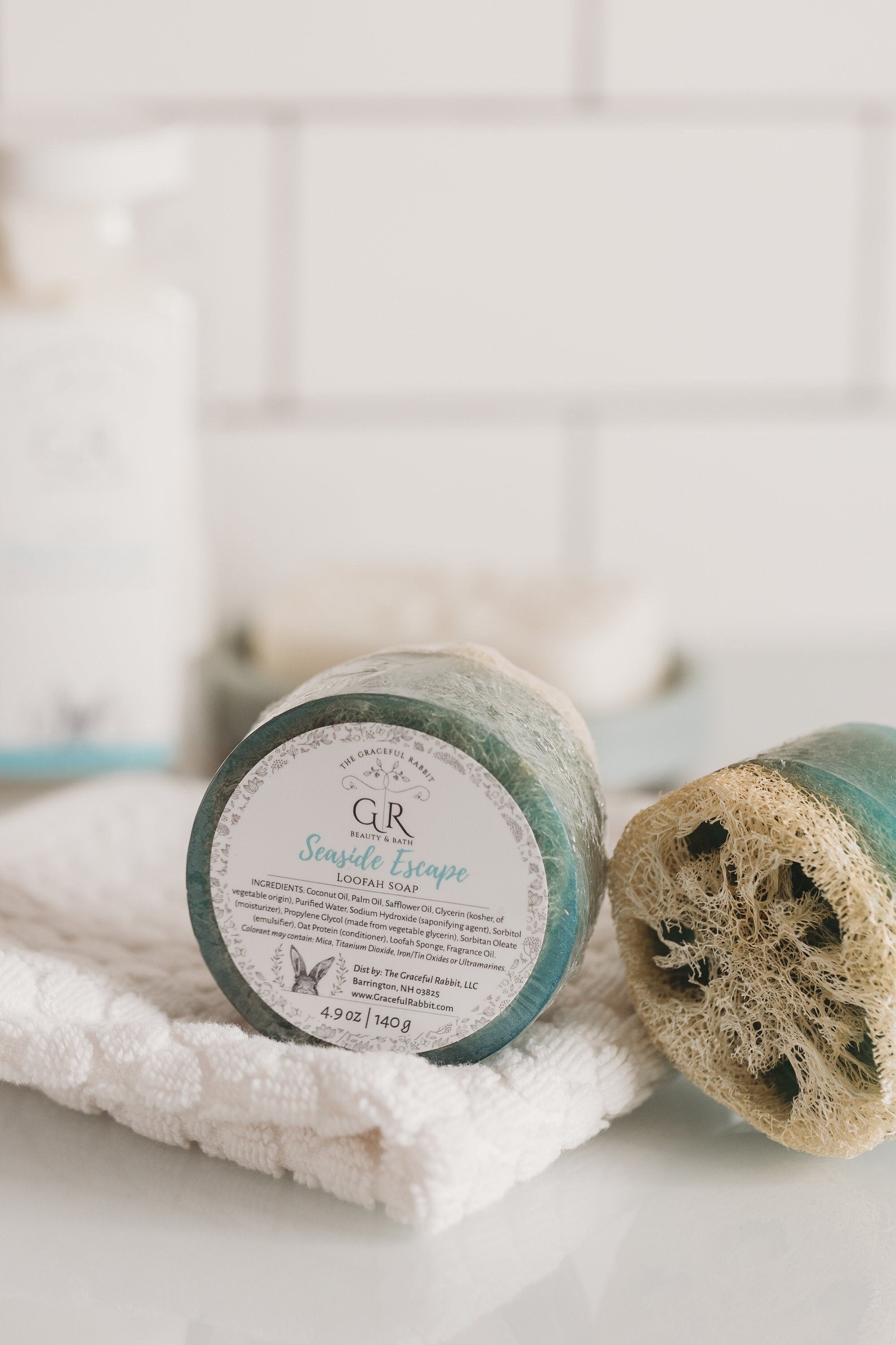Seaside Escape Loofah Sponge Soap