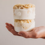 Shea + Coconut Wool Sea Sponge Soap