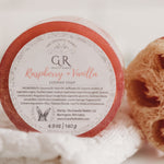 Raspberry Vanilla Loofah Sponge Soap