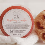Raspberry Vanilla Loofah Sponge Soap