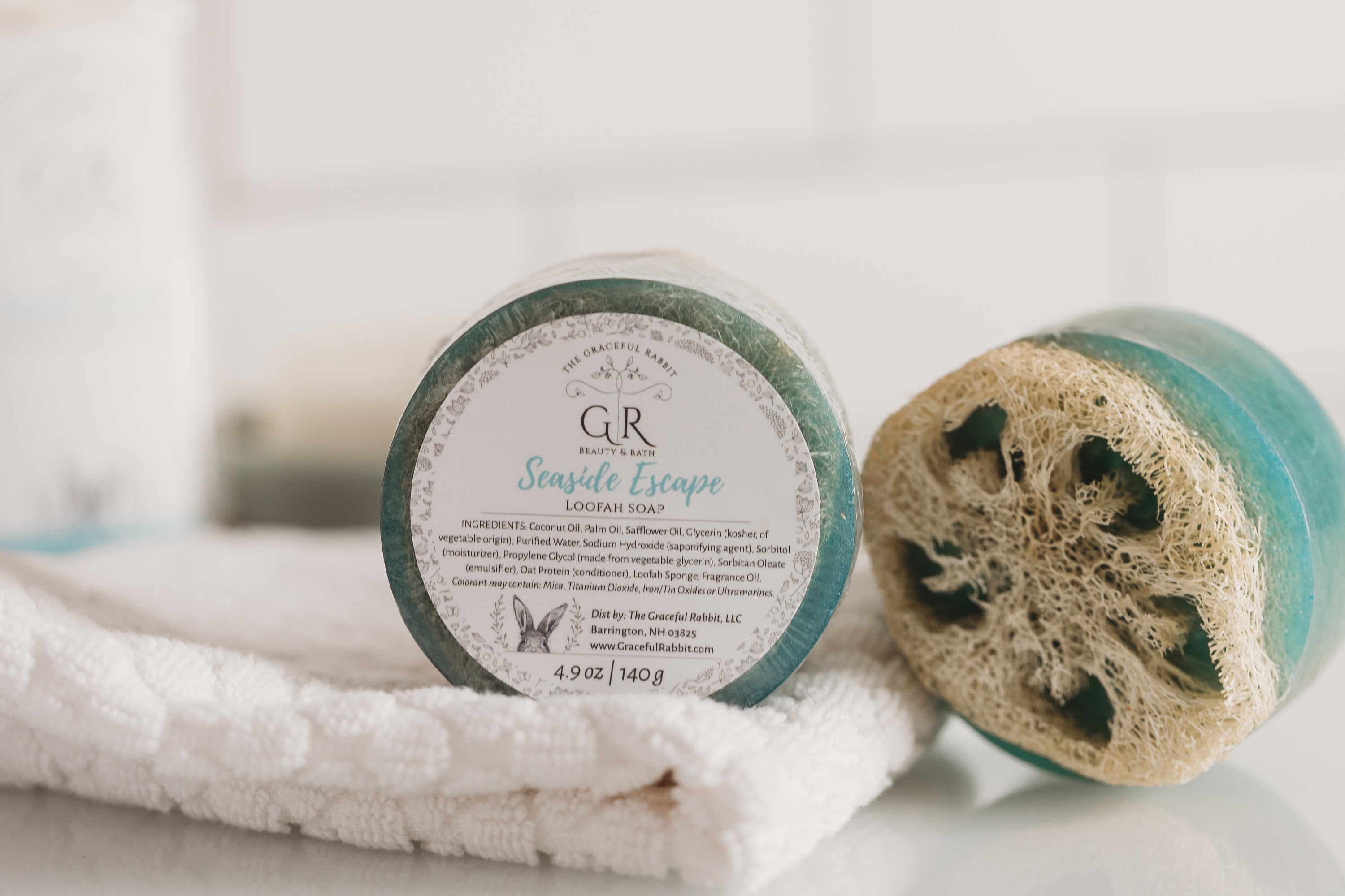 Seaside Escape Loofah Sponge Soap