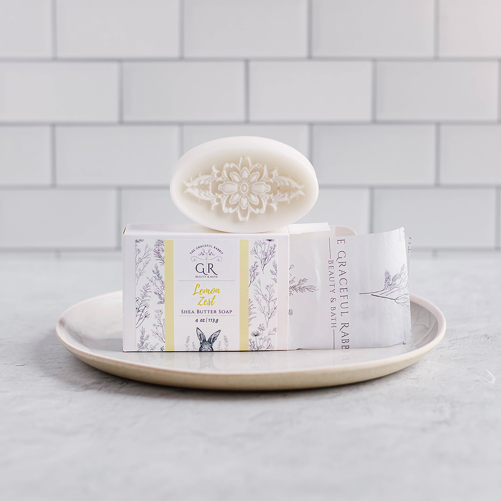 Lemon Zest Shea Butter Bar Soap – The Graceful Rabbit