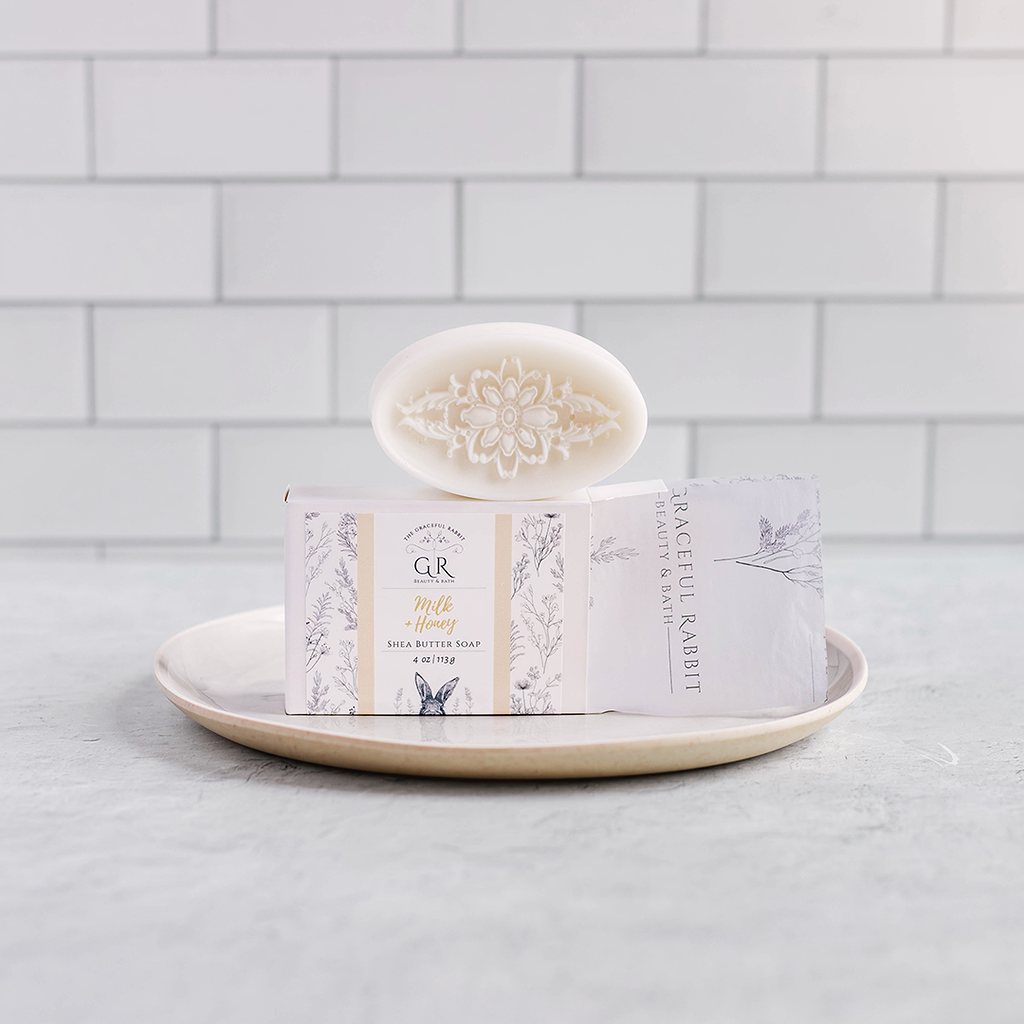 Milk + Honey Shea Butter Bar Soap – The Graceful Rabbit