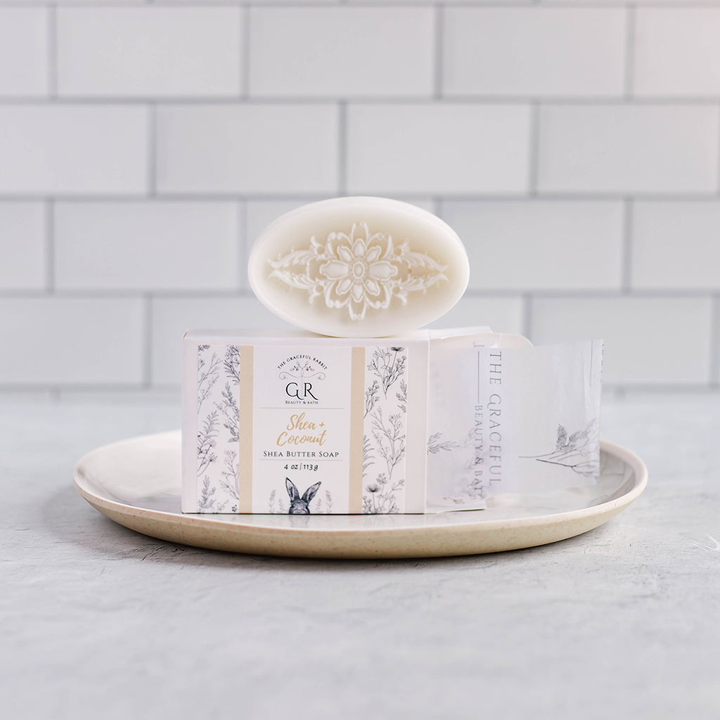 Shea + Coconut Shea Butter Bar Soap – The Graceful Rabbit
